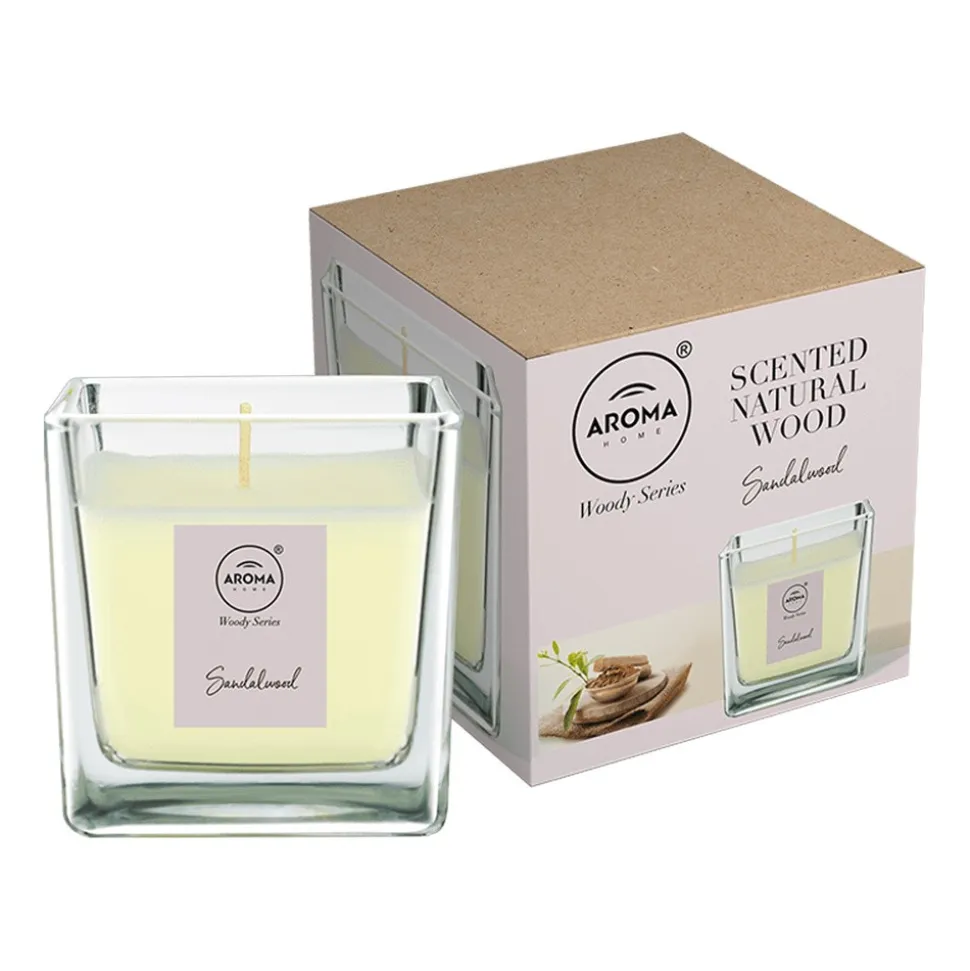 Aroma Home, Woody Series Drzewo sandałowe, świeca, 155 g