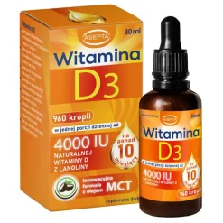 Asepta Witamina D3 Forte, krople, 30 ml