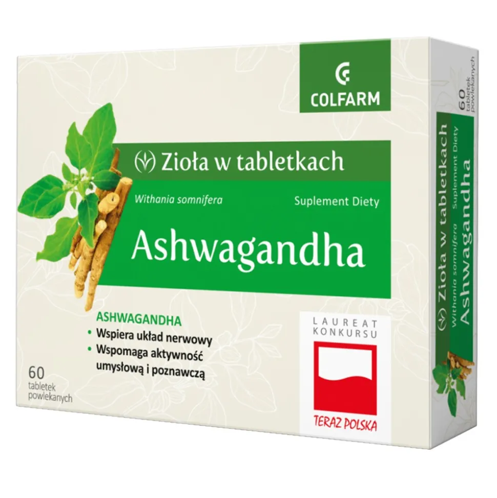 Ashwagandha, tabletki, 60 szt.