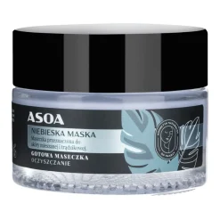 Asoa, niebieska maska do cery trądzikowej, 50 ml
