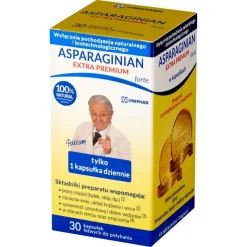 Asparaginian Extra Premium forte, kapsułki, 30 szt.
