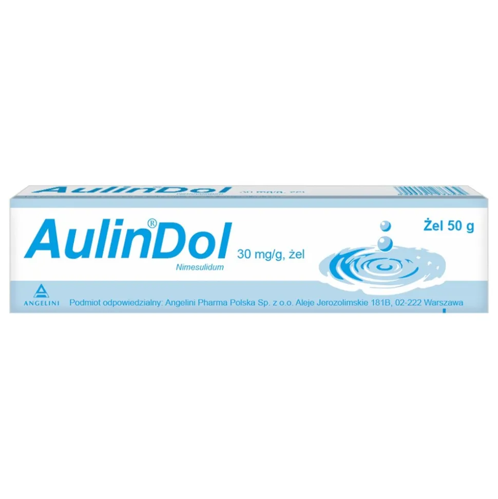 AulinDol, 30 mg/g, żel, 50 g, tuba