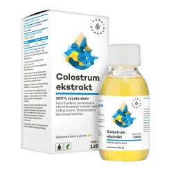 Aura Herbals Colostrum Ekstrakt - 100% czysta siara bydlęca, płyn, 125 ml