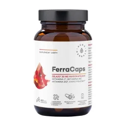 Aura Herbals FerraCaps żelazo 30 mg mikrokapsułki, kapsułki, 60 szt.