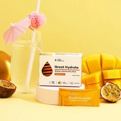 Aura Herbals Great Hydrate, saszetki z proszkiem, smak mango-marakuja, 10 szt.