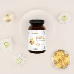 Aura Herbals Omega + Witamina D3 800 IU dla dzieci, kapsułki miękkie, 60 szt.