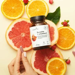 Aura Herbals Żurawina + Witamina C, kapsułki, 60 szt.