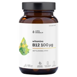 Aura Herbals Witamina B12 100 μg, kapsułki, 120 szt.