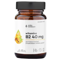Aura Herbals Witamina B2 40 mg, kapsułki, 60 szt.