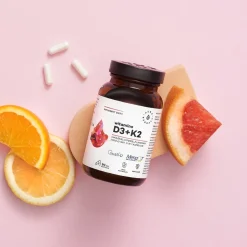Aura Herbals Witamina D3 2000IU+K2, kapsułki, 90 szt.