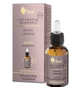 Ava Aktywator Młodości Plus, Złoto i Jedwab, serum do twarzy, 30 ml