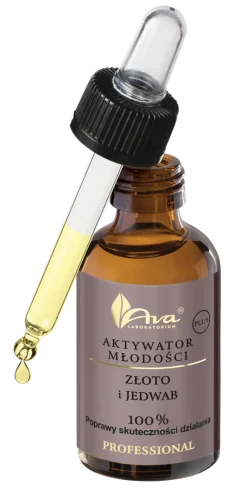 Ava Aktywator Młodości Plus, Złoto i Jedwab, serum do twarzy, 30 ml