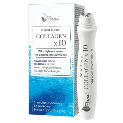 AVA Aqua Boost Collagen, serum mikroigłowe na zmarszczki mimiczne, 15 ml