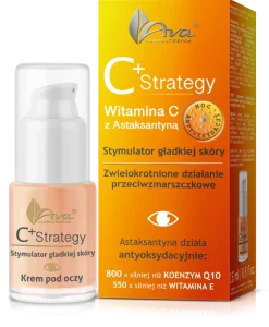 AVA C+ Strategy, stymulator gładkiej skóry, krem pod oczy, 15 ml
