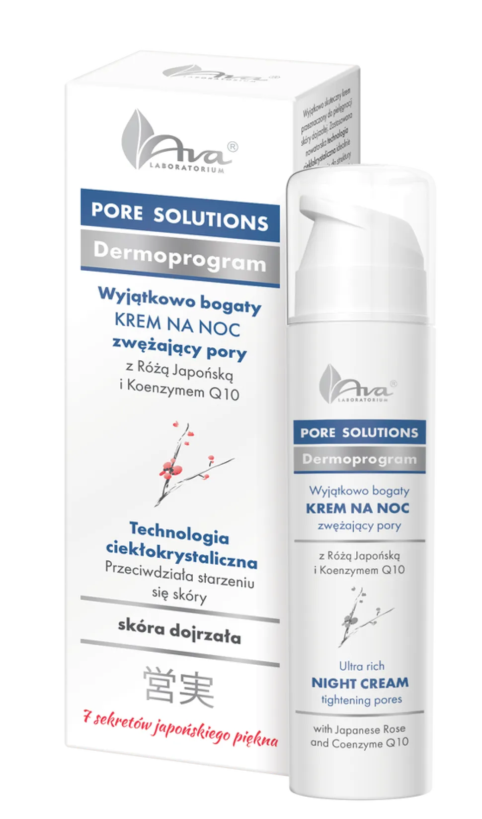 AVA Pore Solutions, krem na noc zwężający pory, 50 ml
