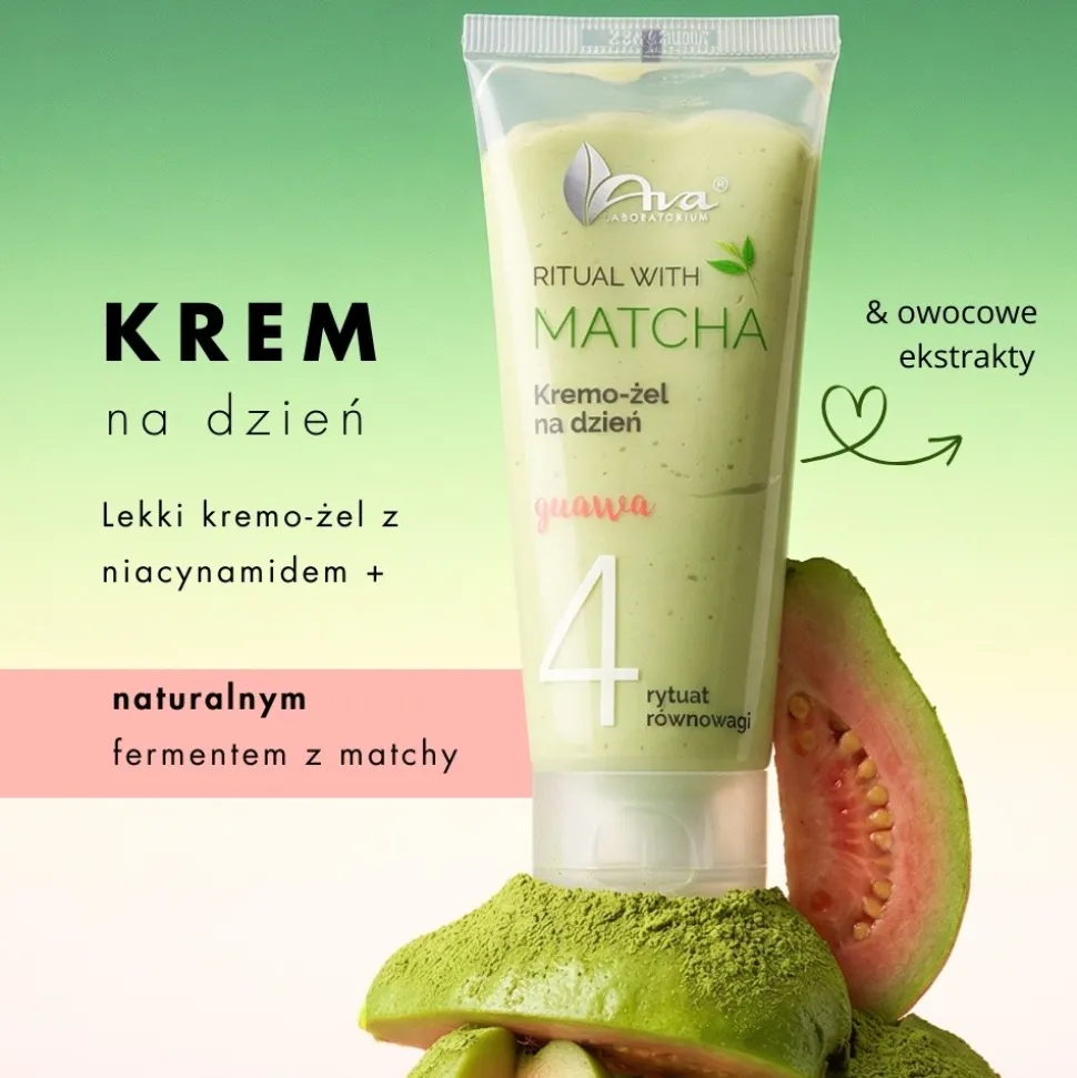 AVA Ritual with Matcha, krem-żel na dzień, 50 ml