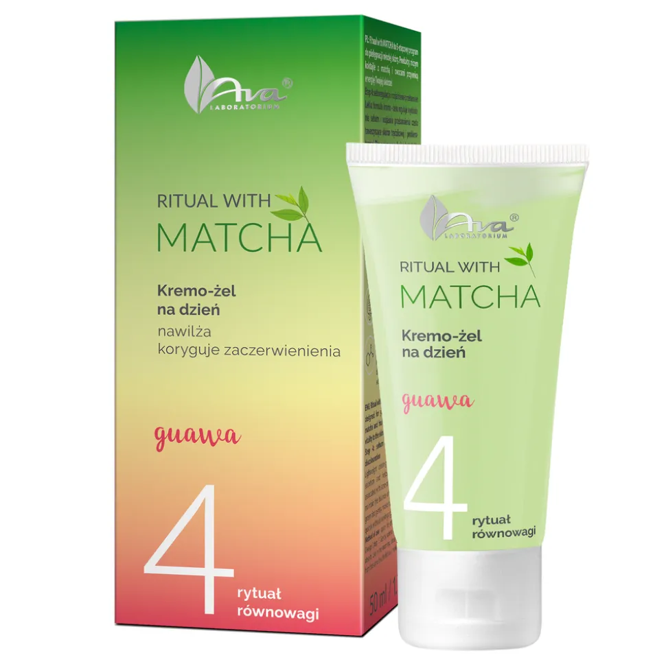 AVA Ritual with Matcha, krem-żel na dzień, 50 ml