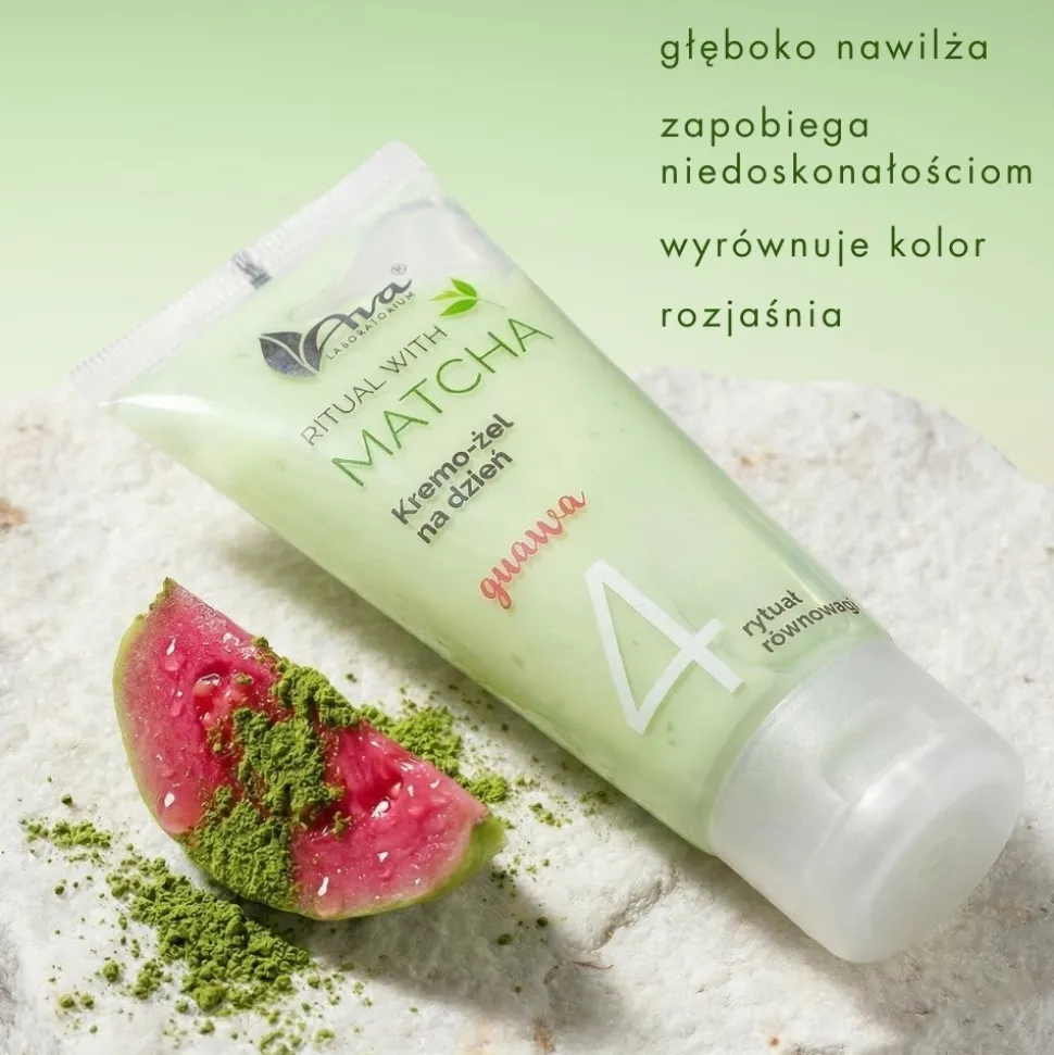 AVA Ritual with Matcha, krem-żel na dzień, 50 ml
