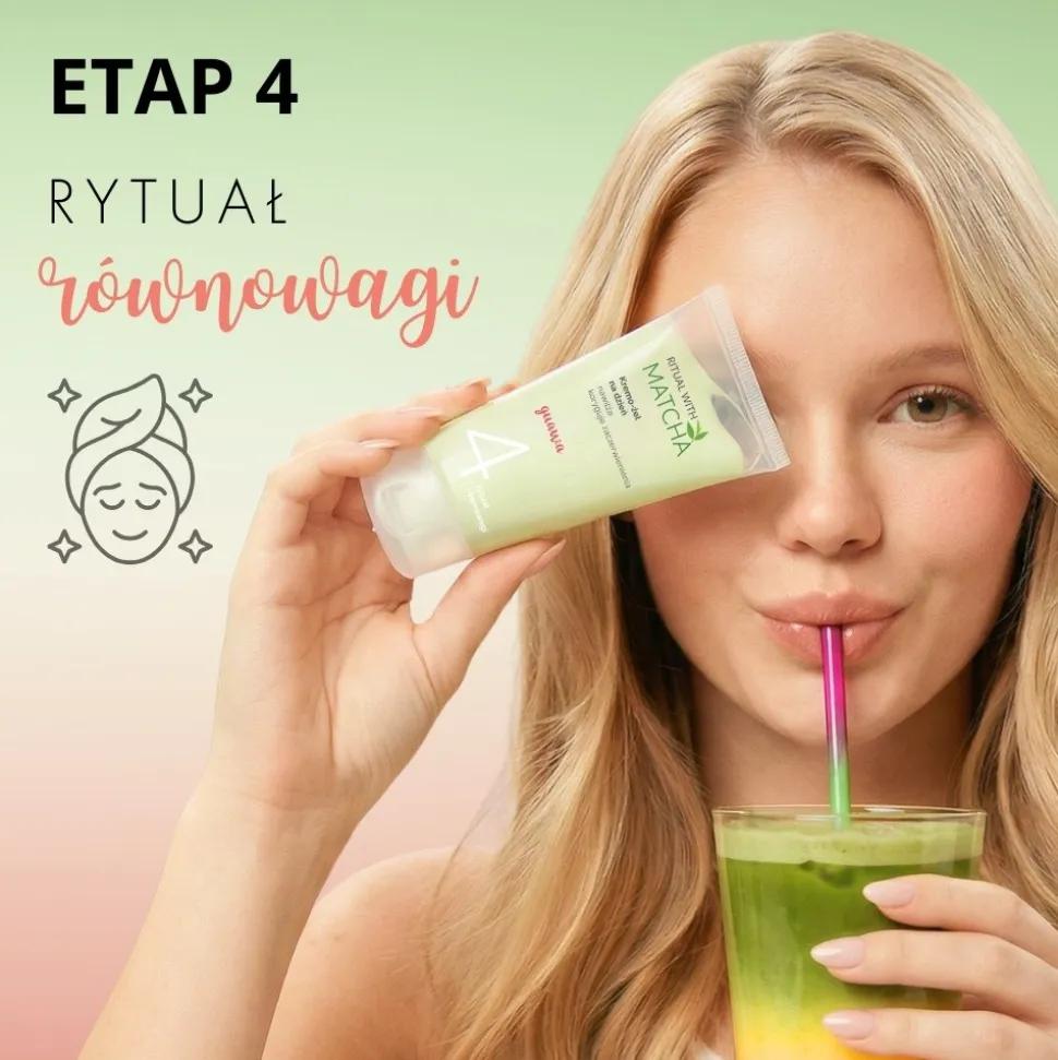 AVA Ritual with Matcha, krem-żel na dzień, 50 ml