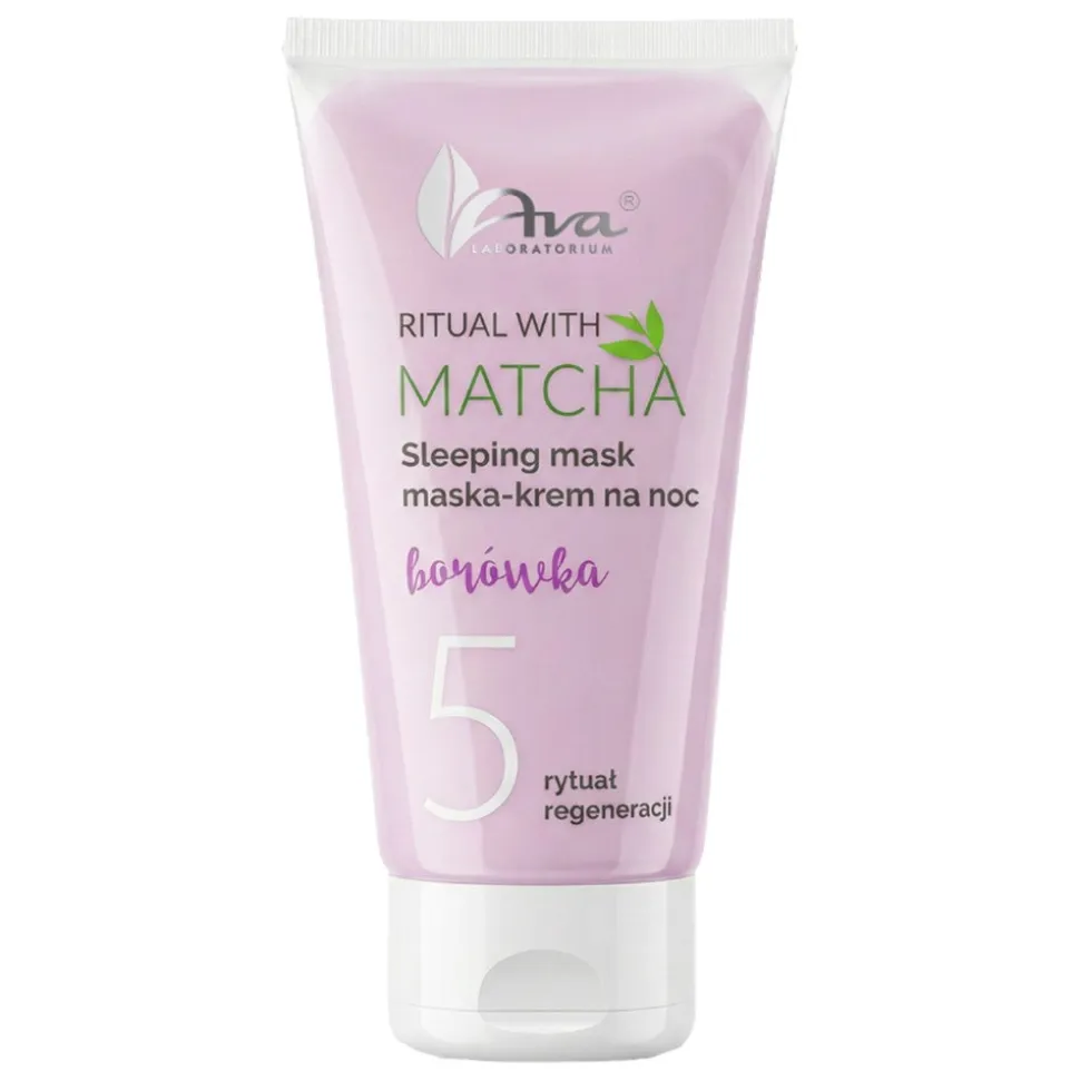 AVA Ritual with Matcha, maska-krem na noc, 50 ml