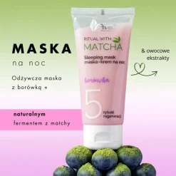 AVA Ritual with Matcha, maska-krem na noc, 50 ml