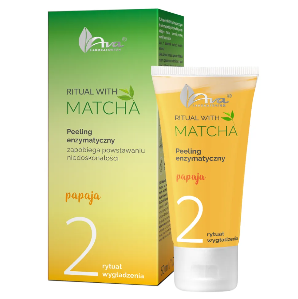 AVA Ritual with Matcha, peeling enzymatyczny, 50 ml