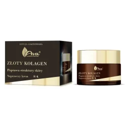 AVA Złoty Kolagen, krem naprawczy dzień/noc, 50 ml