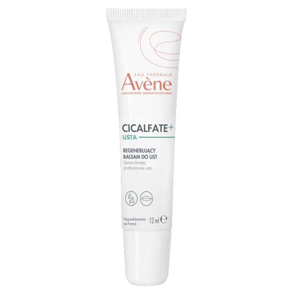 Avene Cicalfate+, regenerujący balsam do ust, 12 ml