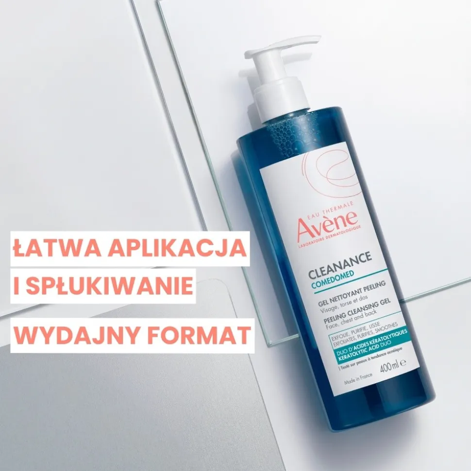 Avene Cleanance Comedomed, złuszający żel do mycia, 400 ml