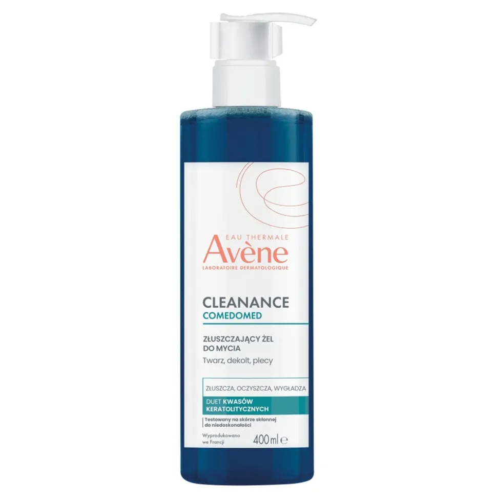 Avene Cleanance Comedomed, złuszający żel do mycia, 400 ml