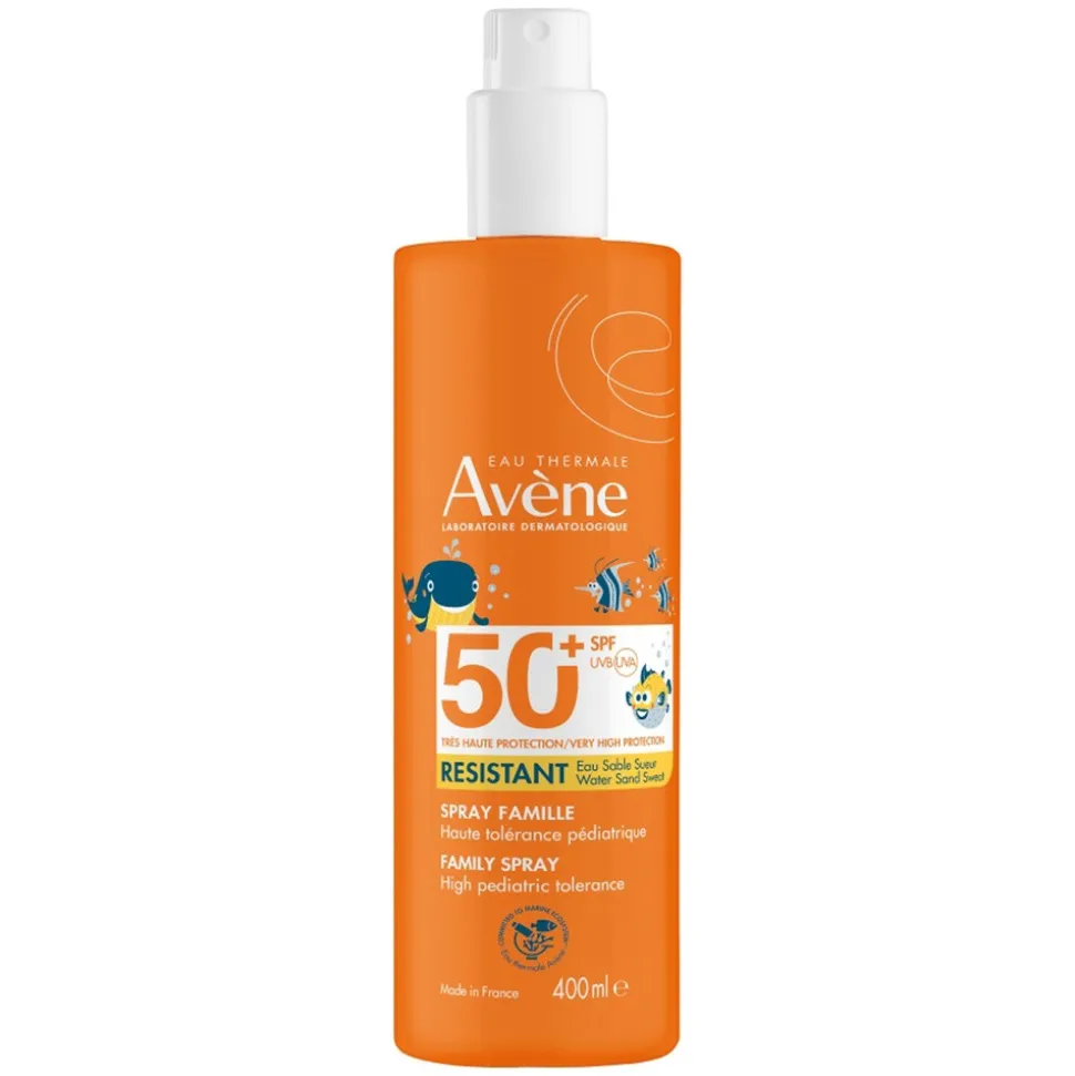 Avene spray dla rodziny SPF50+, 400 ml
