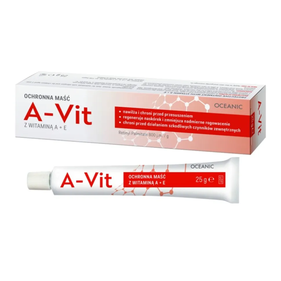 A-Vit, maść ochronna z witaminą A + E, 25 g