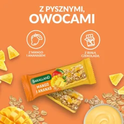 Bakalland, musli mango, baton zbożowy, 40 g