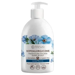 Barwa, Hipoalergiczne Tradycyjne Polskie Szare Mydło z ekstraktem w rumianku, Skóra Sucha, płyn, 500 ml