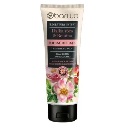 Barwa Receptury Natury, regenerujący krem do rąk, Dzika Róża & Betaina, 100 ml