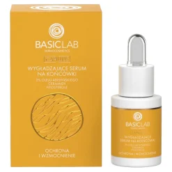 BasicLab Capillus, wygładzające serum na końcówki Ochrona i Wzmocnienie, 15 ml