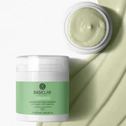 BasicLab Complementis, normalizująca maska do twarzy, szyi i dekoltu, 50 ml