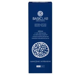BasicLab Esteticus, nawilżenie i wypełnienie, serum z 10% trehalozą, 5% SNAP-8, 50 ml