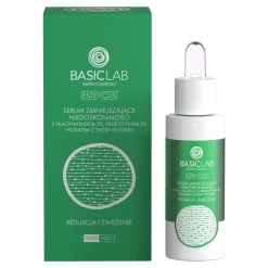 BasicLab Esteticus, serum zmniejszające niedoskonałości z niacynamidem 5%, 30 ml