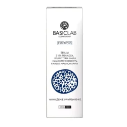 BasicLab Esteticus, serum z trehalozą 15% i 10% peptydem, nawilżenie i wypełnienie, 50 ml