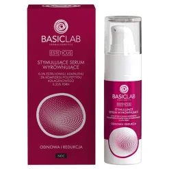 BasicLab Esteticus, stymulujące serum wyrównujące na noc, 30 ml