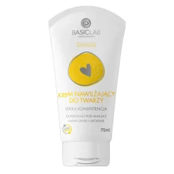 BasicLab Famillias, krem nawilżający do twarzy, lekka konsystencja, 75ml