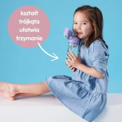 B.BOX, bidon dla dziecka, butelka na wodę ze słomką tritanowy, Indigo Rose, 9 m+, 450 ml