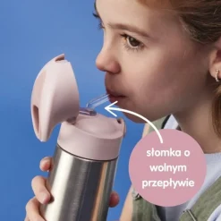 B.box, Bidon termiczny Lilac Pop 500 ml, 1 szt.