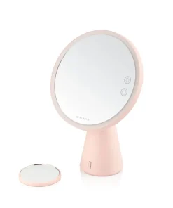 Beautifly Smart Moon Mirror z wbudowanym głośnikiem Bluetooth, lustro z regulacją światła LED, 1 szt.