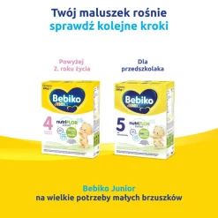 Bebiko Junior 3 NUTRIflor Expert, odżywcza formuła na bazie mleka, powyżej 1. roku życia, proszek, 350 g