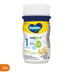 Bebiko 1 NUTRIflor Expert, mleko początkowe od urodzenia w płynie, 24 x 90 ml