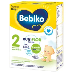 Bebiko 2 NUTRIflor Expert, mleko następne dla niemowląt, 6 m+, 600 g