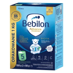Bebilon Advance Pronutra 5 Junior, formuła na bazie mleka dla przedszkolaka, proszek, 1000 g (2 x 500 g)