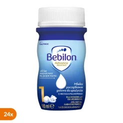 Bebilon 1 Advance Pronutra, mleko początkowe od urodzenia, gotowe do spożycia, 24 x 90 ml